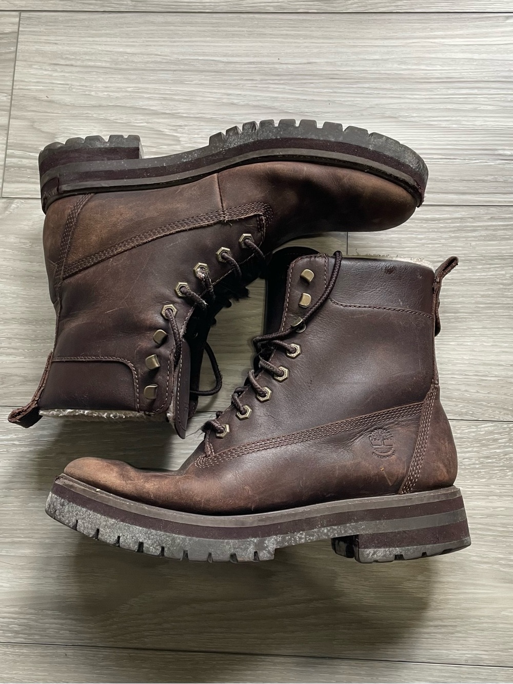 Timberland Courma Waterproof Warm Lined Boot Color Dark Brown Men Size 9